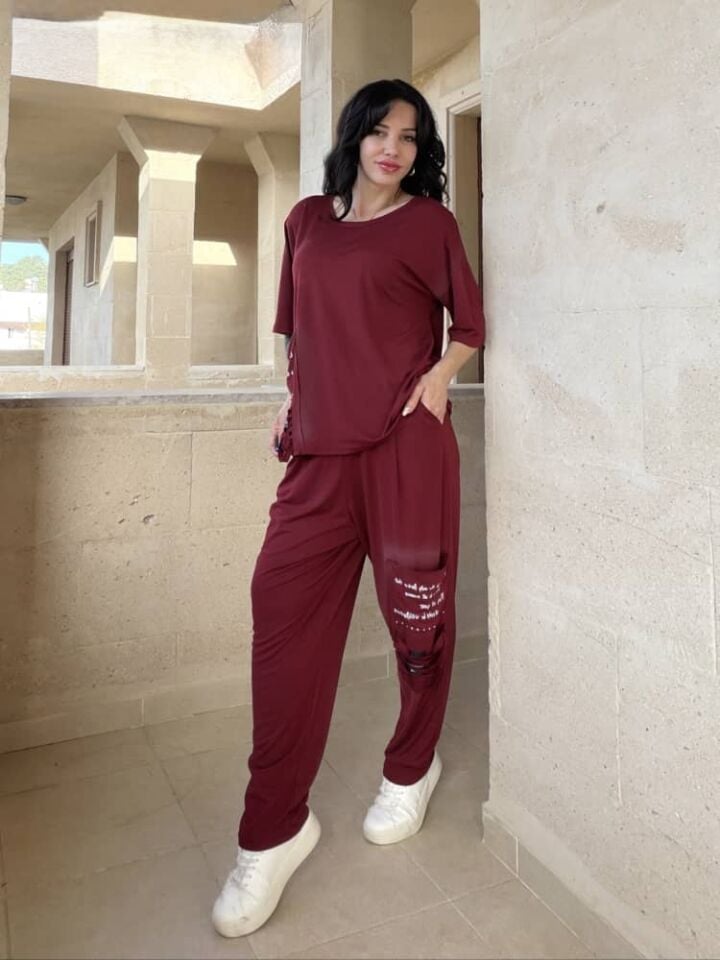 Rahat Kalıp Tasarım Takım Bordo