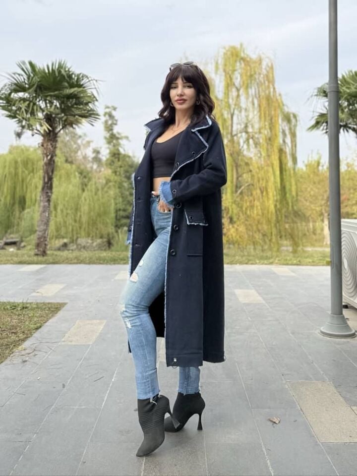 Kot Detay Şardonlu Tasarım Hırka (LACİVERT)