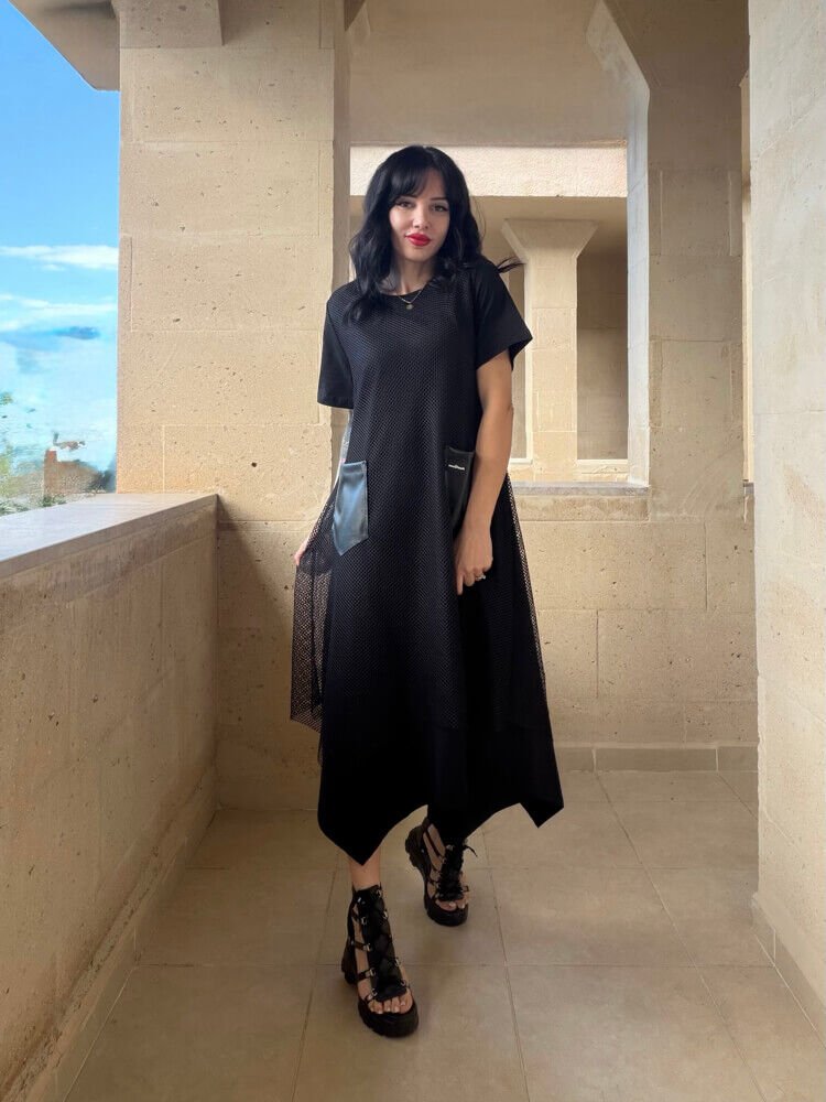 File Detay Tasarım Elbise