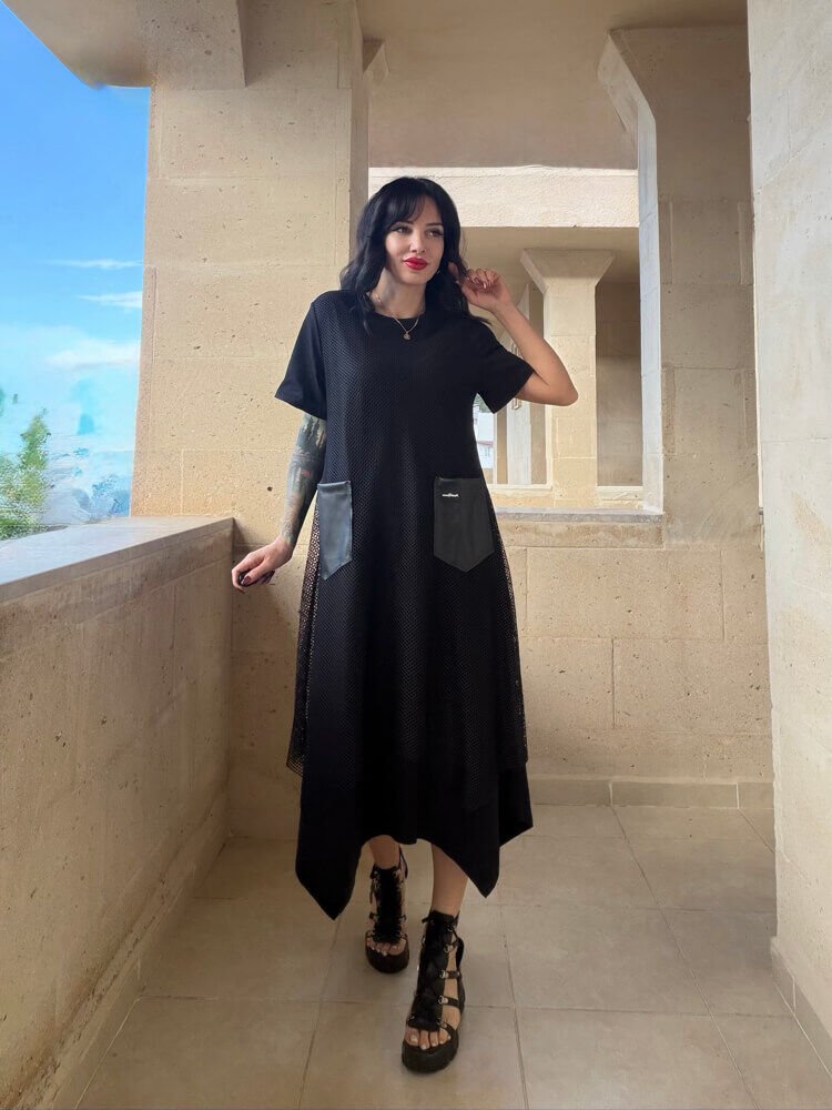 File Detay Tasarım Elbise